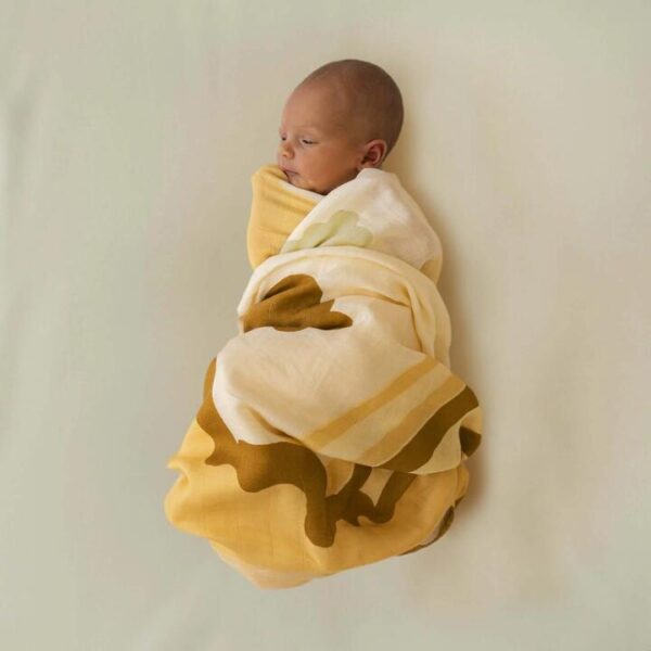 Bamboo & Organic Cotton Swaddle - New Dawn