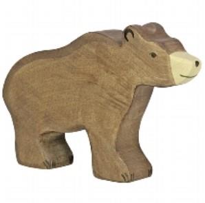 Holztiger Wooden Brown Bear