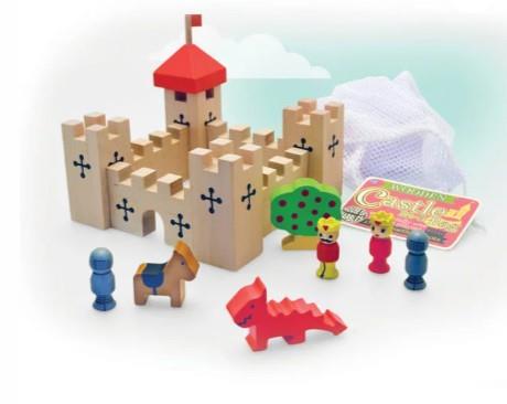 Wooden Castle in Bag