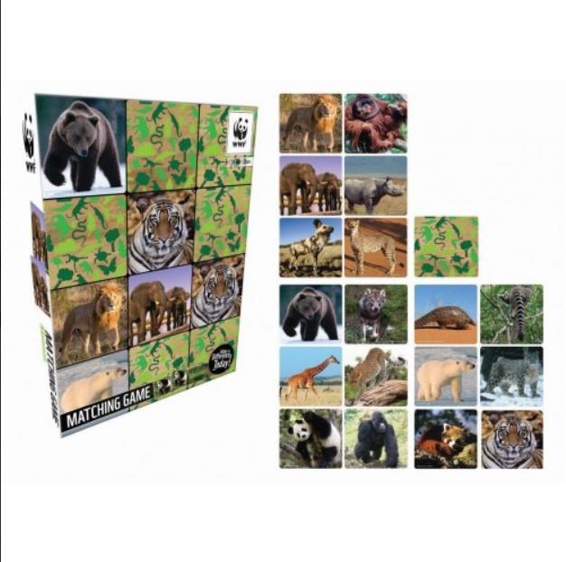 Memory Matching Game Mammals