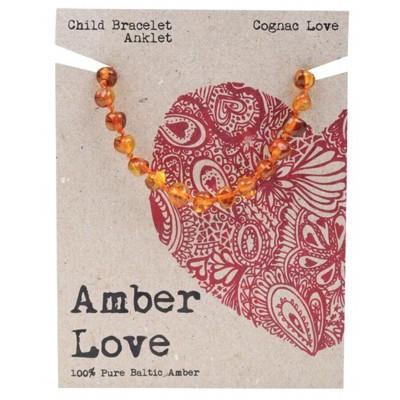 Amber Love Child Bracelet Cognac