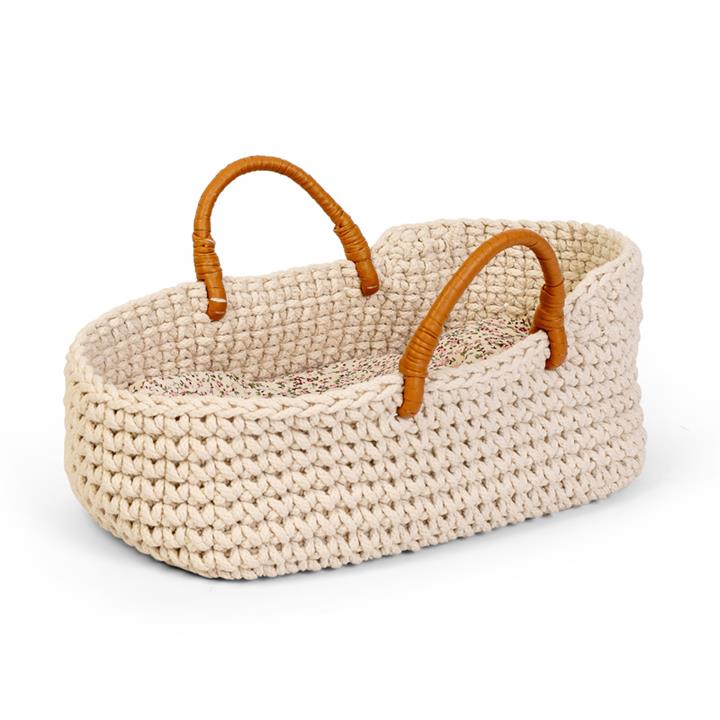 Astrup Knitted Doll Basket 35cm