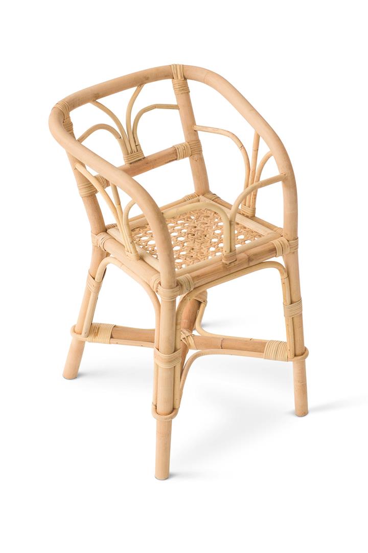 Poppie Rattan Doll High Chair