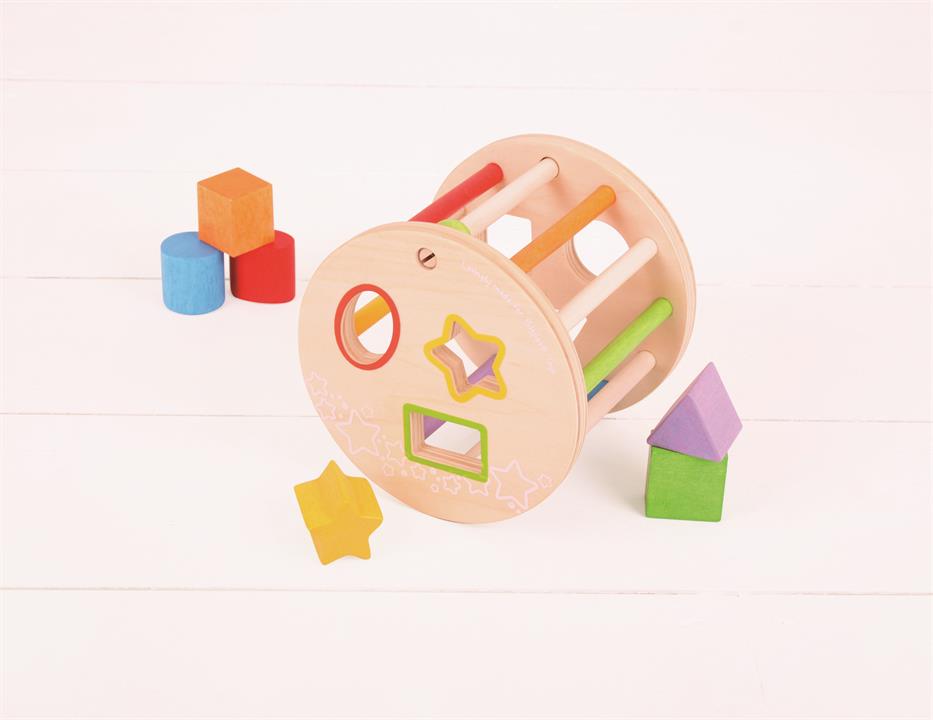 Bigjigs Rolling Shape Sorter Toy