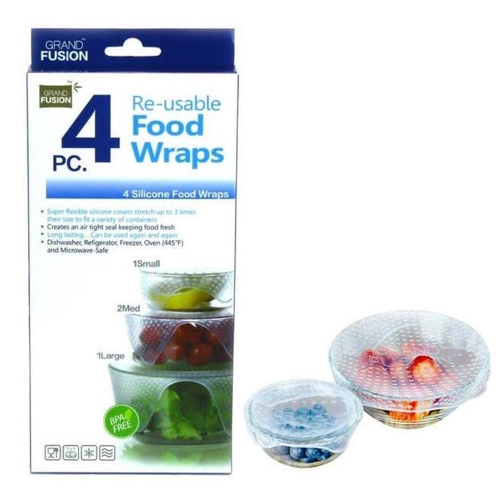 Reusable Food Wraps 4pc