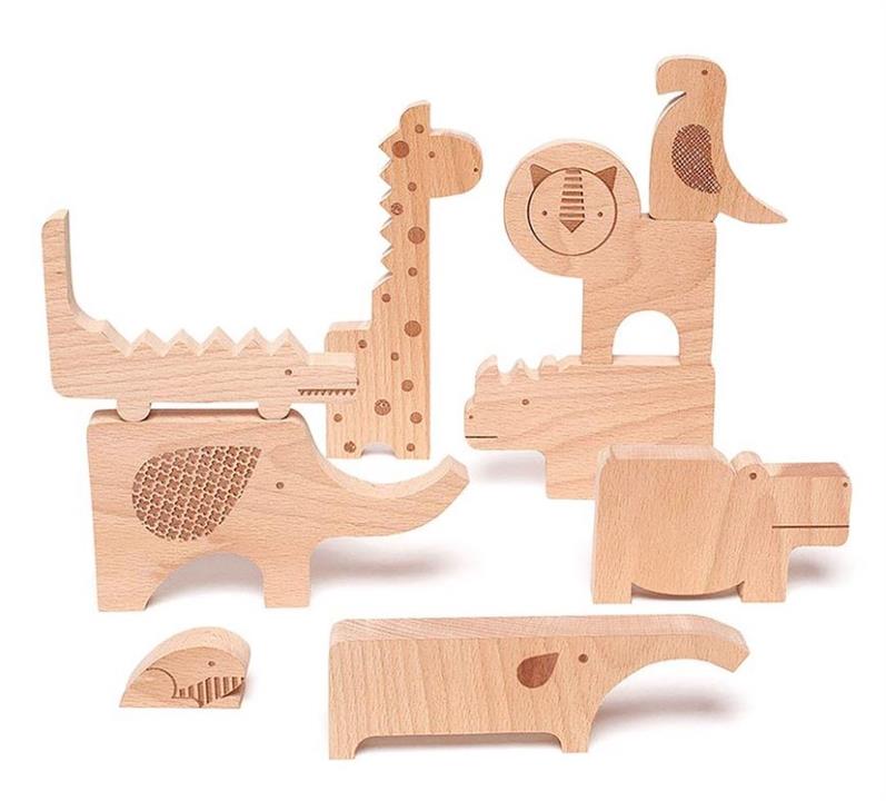 Safari Jungle Wooden Puzzle and Play