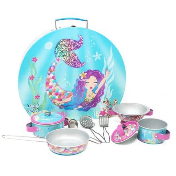 Rainbow Mermaid 8 pce Cooking Set