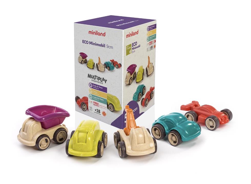 Miniland Eco MiniMobil 12cm 5pcs