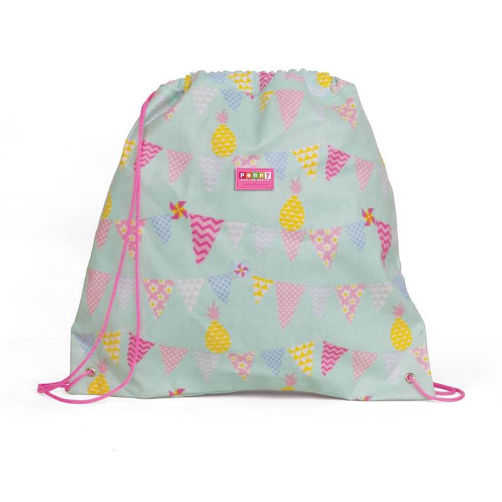 Penny Scallan Drawstring Bag Pineapple Bunting