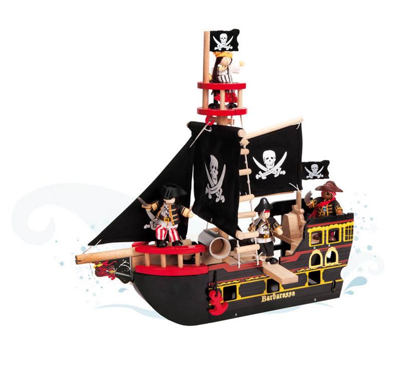 Le Toy Van Barbarossa Pirate Ship