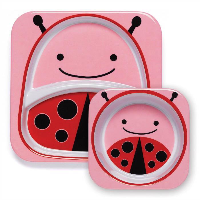 Skip Hop Zoo Ladybug Melamine Dinnerware