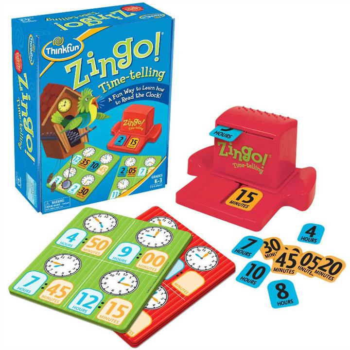 ThinkFun Zingo! Time-telling Game
