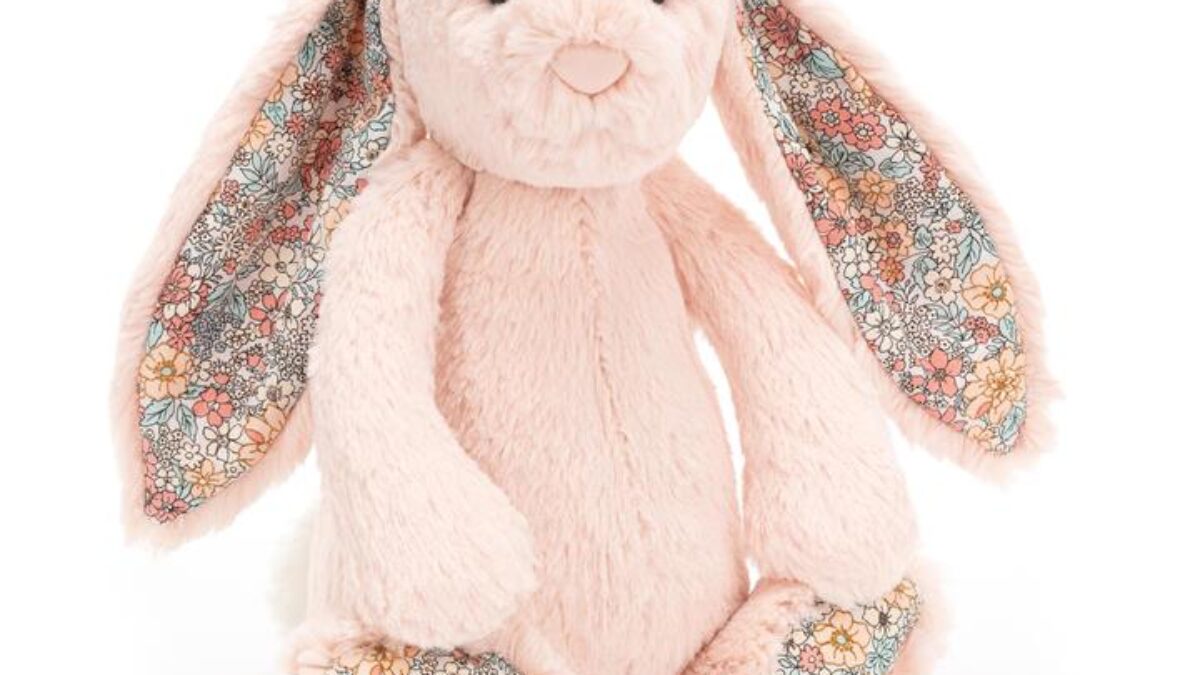 Jellycat Original Bashful Blossom Blush Bunny - Juna Bear