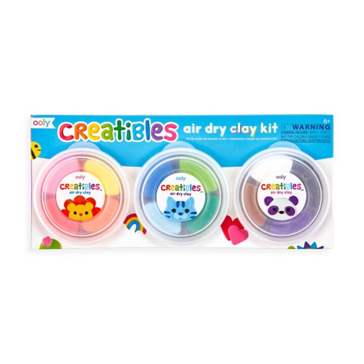 Ooly Dry Clay Creatibles DIY Kit: 12 Colours