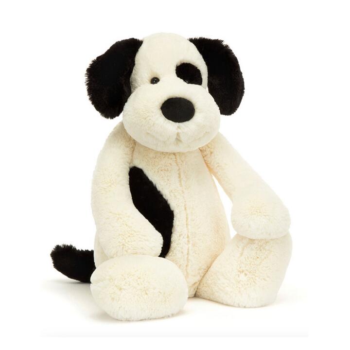 Jellycat Really Big Bashful Black Cream Puppy