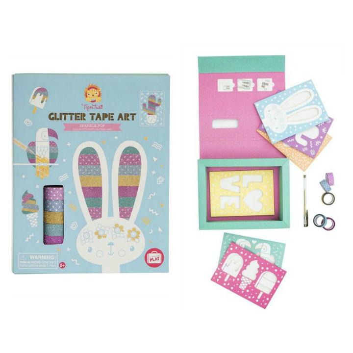 Tiger Tribe Glitter Tape Art Sparkle Pop