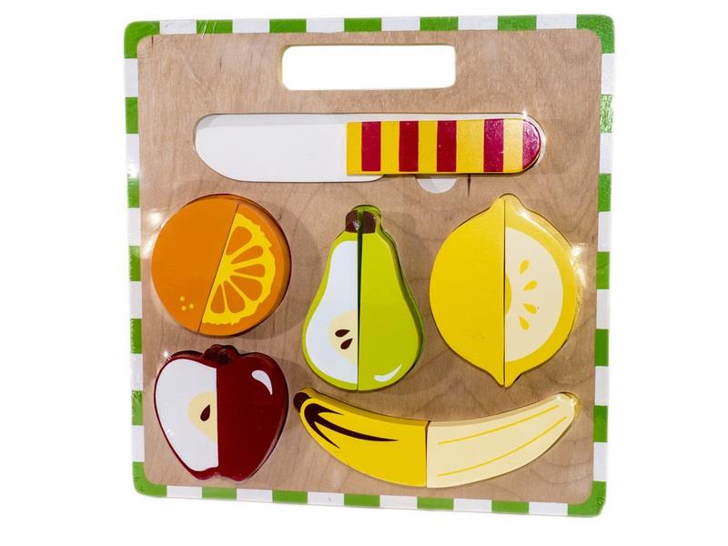Kiddie Connect Fruit Slicing Cutting Board Puzzle