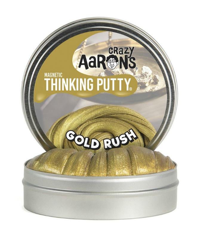 Crazy Aarons Magnetic Thinking Putty Gold Rush