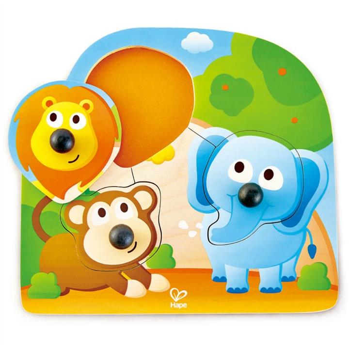 Hape Big Nose Jungle Peg Puzzle