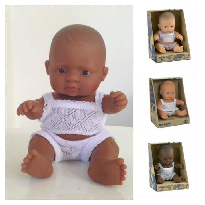 Miniland Baby Boy Doll 21cm