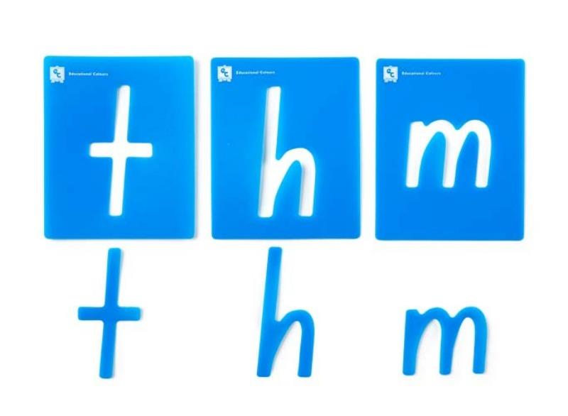 Alphabet Lowercase Stencils Pkt 26 (NSW&ACT)