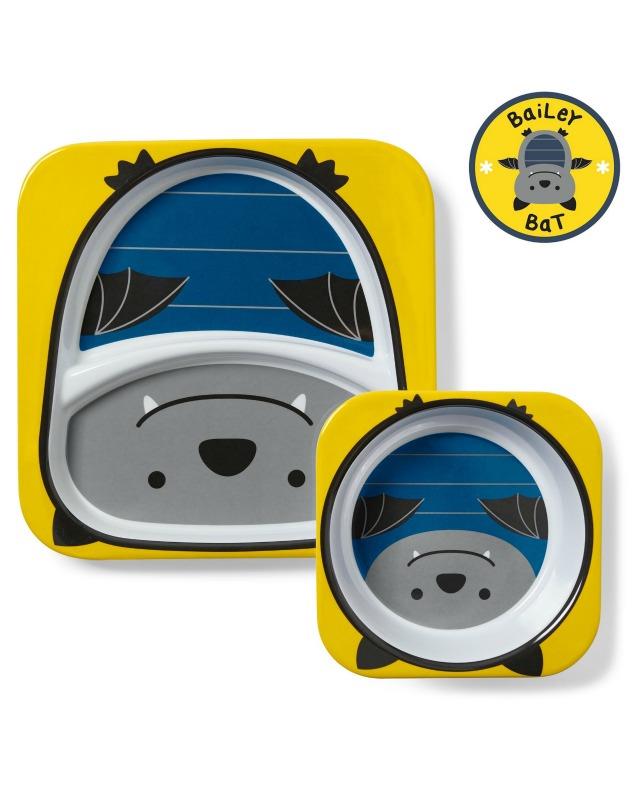 Skip Hop Zoo Bat Melamine Dinnerware