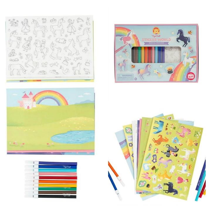 Tiger Tribe Magical Unicorns Sticker World