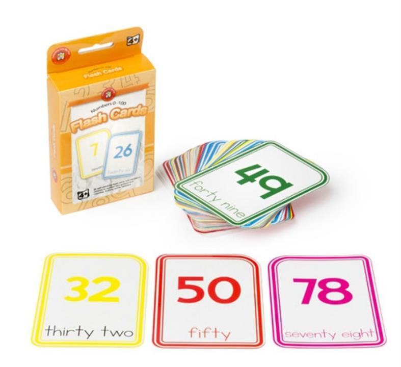 Numbers 0-100 Flash Cards