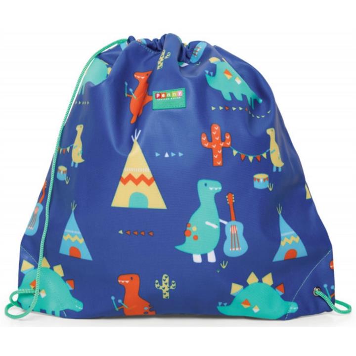Penny Scallan Drawstring Bag Dino Rock