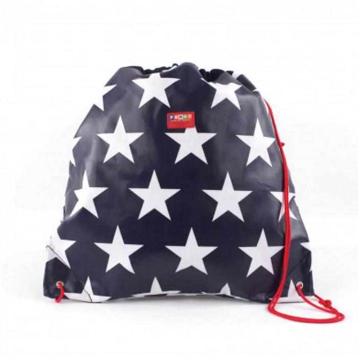 Penny Scallan Drawstring Bag Navy Star