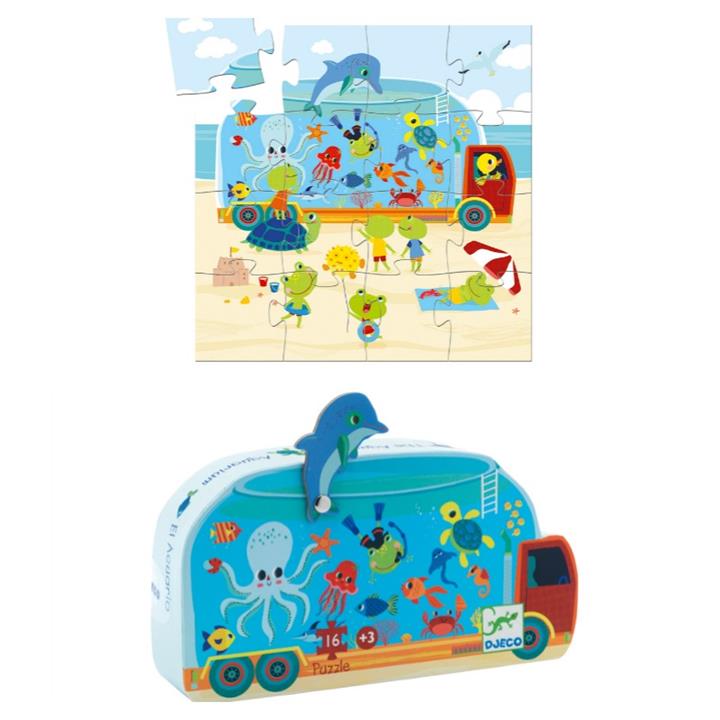 Djeco Aquarium Puzzle 16pc