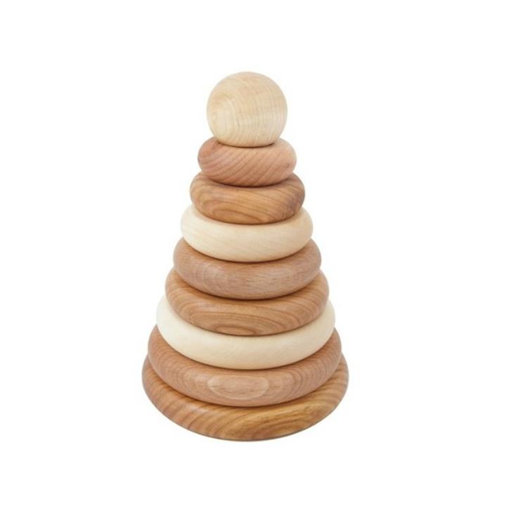 Wooden Story Natural Round Stacker