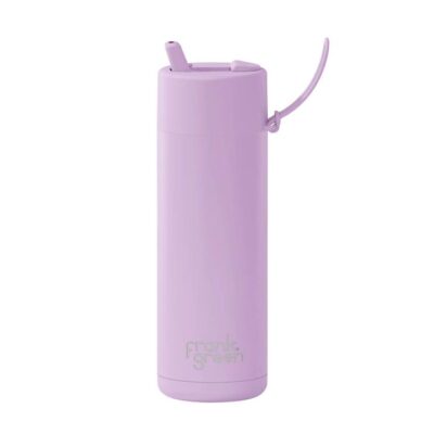 Frank Green 20oz Lilac Drink Bottle with Silicone Sipper