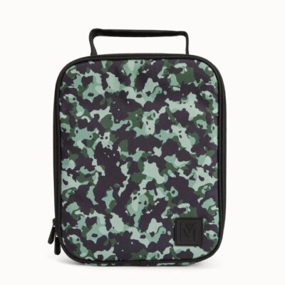 MontiiCo Insulated Large Lunch Bag and Ice Pack: Stealth