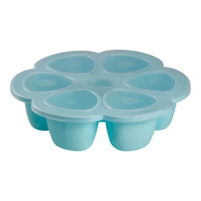Beaba Multiportions Silicone Tray 6x150ml - Windy Blue