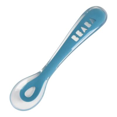 Beaba 2nd Stage Silicone Spoon - Windy Blue