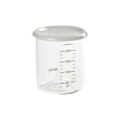 Beaba Maxi Portion Conservation Jar 240ml - Grey