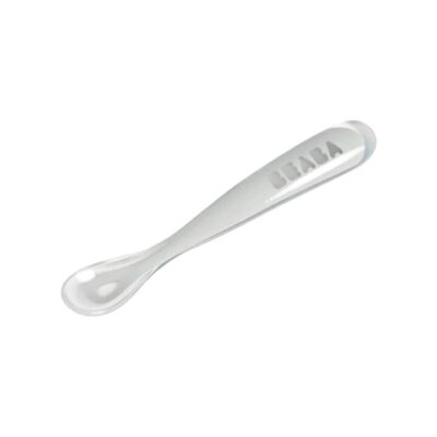 Beaba 1st Stage Silicone Spoon - Light Mist