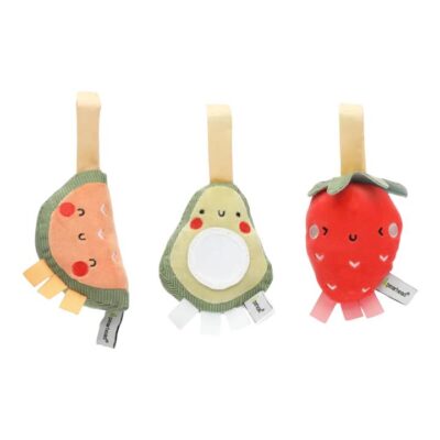 Pearhead Stroller Toy - Fruit - 3-Pack