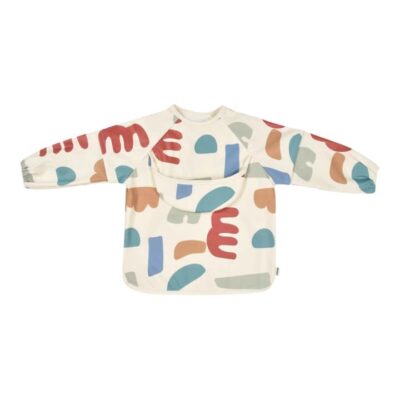 Beaba 2 in 1 Bib w/Removable Sleeves - Playful