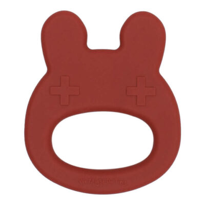 We Might Be Tiny Bunny Teether - Rust