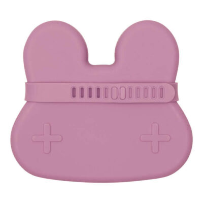 We Might Be Tiny Bunny Snackie - Dusty Rose