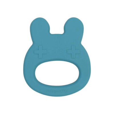 We Might Be Tiny Bunny Teether - Blue Dusk