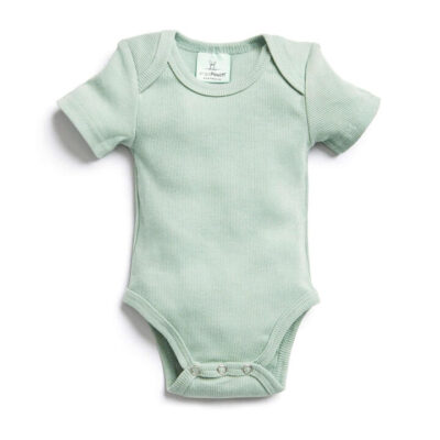 ergoPouch Bodywear Short Sleeve Bodysuit - Sage - 0.2 Tog - 3-6m