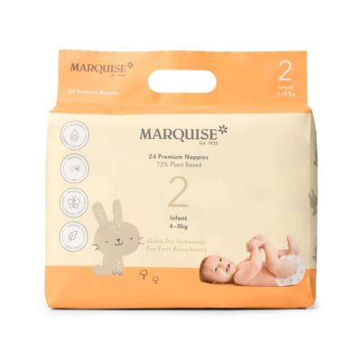 Marquise Infant Eco Nappies Size 2 (4-8kg)