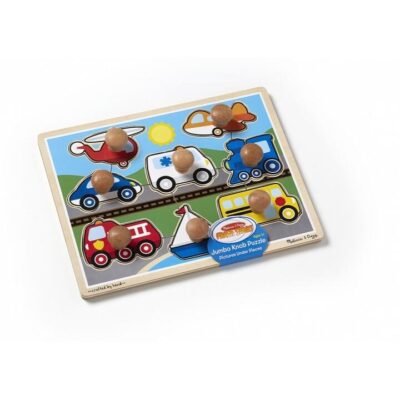 Melissa & Doug Vehicles Jumbo Knob Puzzle - 8 pieces