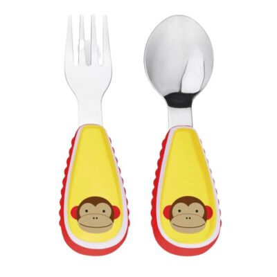 Skip Hop Zootensils Fork & Spoon - Monkey