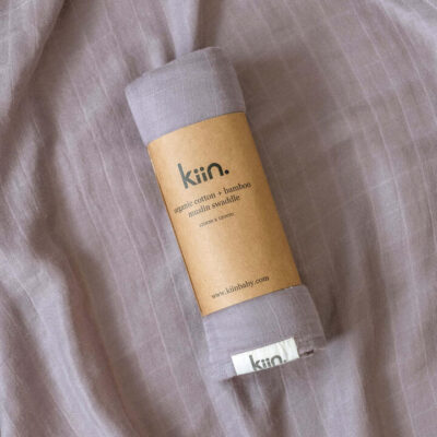 KIIN BABY Organic Swaddle - Lilac