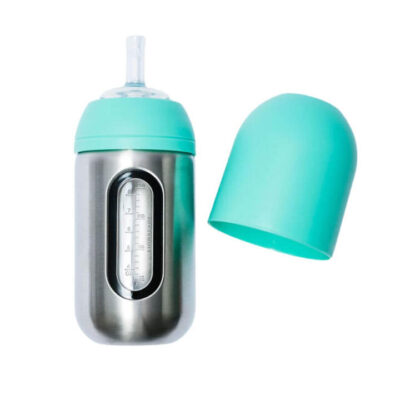 Lion & Lady Stainless Straw Bottle 350mls - Mint