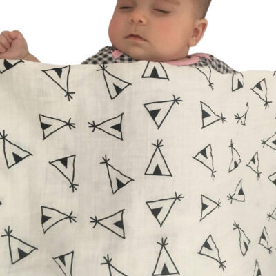 Brolly Sheets Muslin Swaddle - Teepee